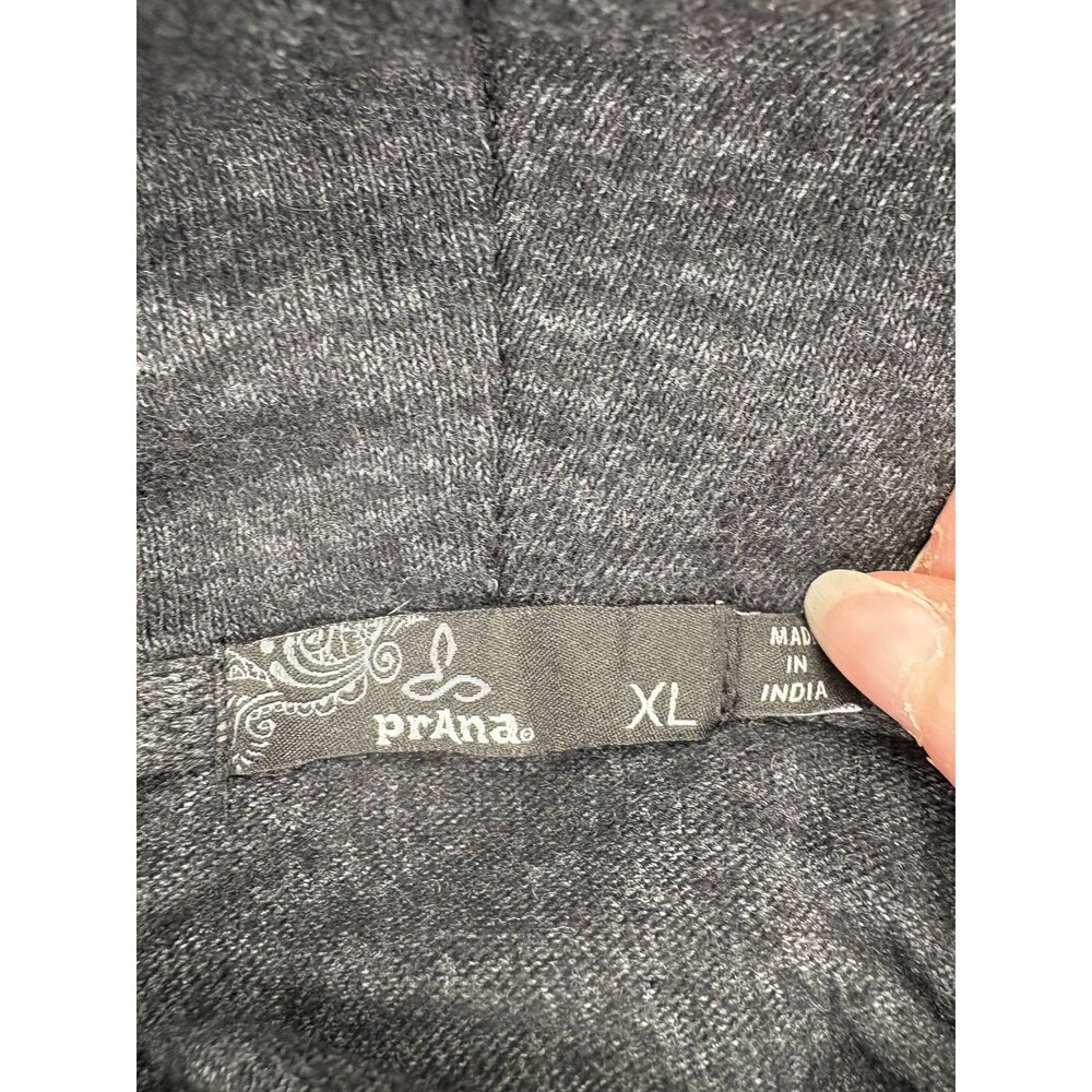Prana Women's Diamond-Panel Tunic Hoodie Cowl Neck XL - Picture 4 of 9
